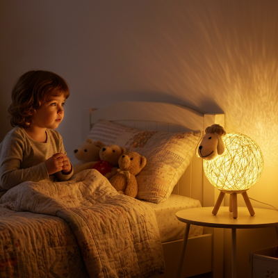 veilleuse à prise agneau enfant – lumière douce pour un sommeil serein - Mon Univers Enfant
