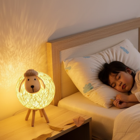 veilleuse à prise agneau enfant – lumière douce pour un sommeil serein - Mon Univers Enfant