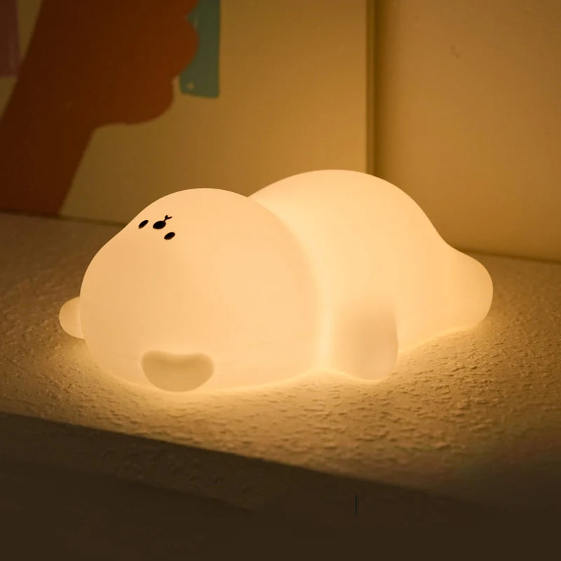 veilleuse ours enfant en silicone olamp