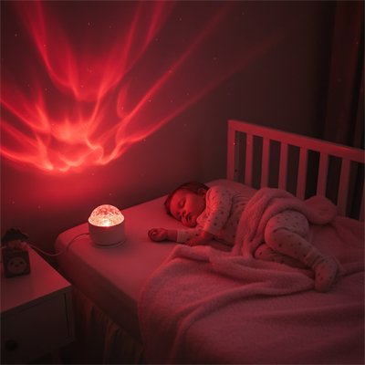 veilleuse projection magiclight lumiere rouge