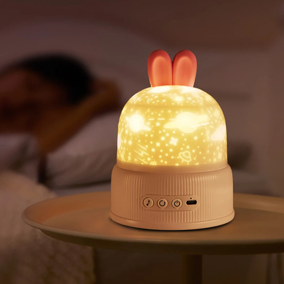 veilleuse projection mobistars lapin
