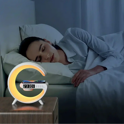 veilleuse reveil haut parleur bluetooth intelligent wiseclock sommeil paisible