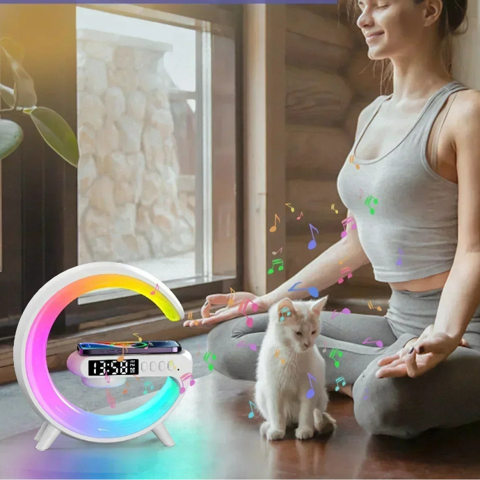 veilleuse reveil haut parleur bluetooth intelligent wiseclock stimule etat zen